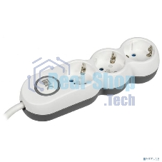 Удлинитель IEK У03В 3 места 2P+PE/1,5м 3х1,5мм2 16А/250В UNO