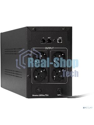 Источник бесперебойного питания ExeGate EP285515RUS SpecialPro UNB-2000.LED.AVR.EURO.RJ.USB 2000VA/1200W, LED, AVR, 4 евророзетки, RJ45/11, USB, Black