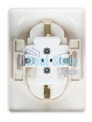 Systeme Electric Glossa Перламутр Розетка 2-ая с/з , 16А (в сборе)