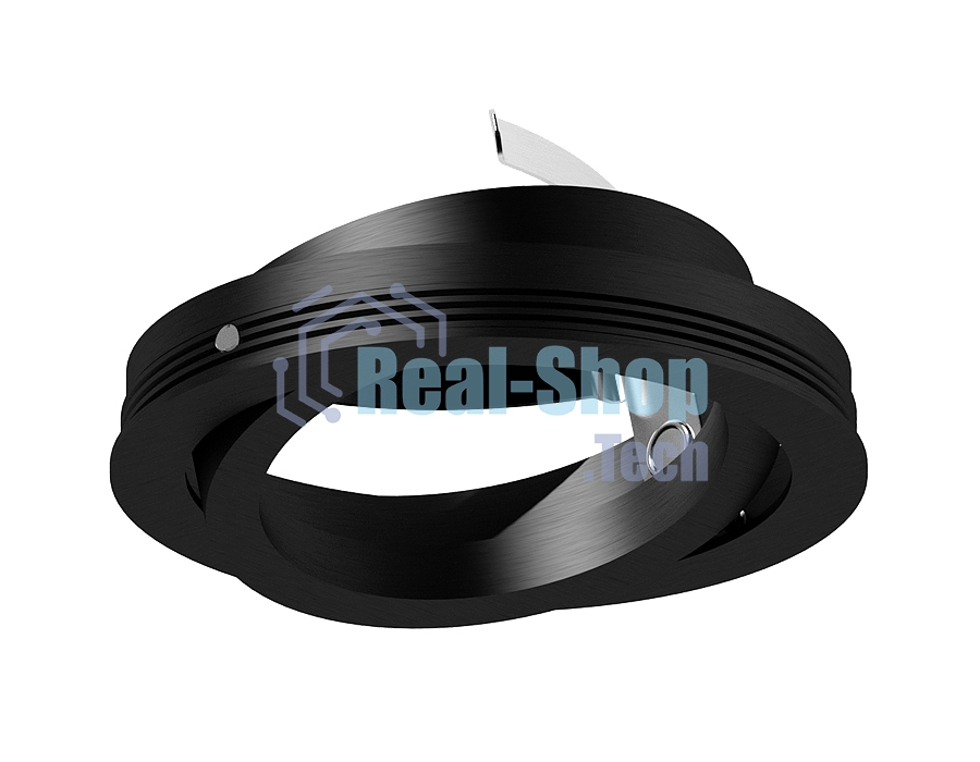 Насадка для корпуса светильника N7002 PBK черный полированный D70*H26mm Out1.5mm MR16