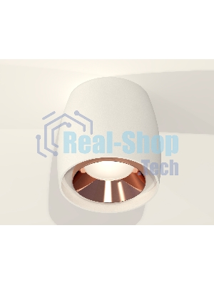 Светильник Ambrella Light XS1141005 SWH/PPG белый песок/золото розовое полированное MR16 GU5.3 (C1141, N7035)