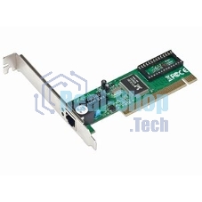 Сетевой адаптер Ethernet Gembird NIC-R1 100/10, PCI, чипсет RTL8139C