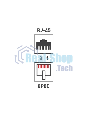 Модуль Rexant Keystone Jack RJ-45(8P8C), UTP неэкранированный, cat.5e, тип 180 градусов,самозажимной, белый