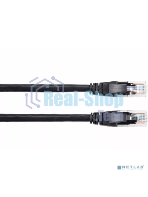 Патч-корд литой AOpen ANP612B-BK-15M (7/0.20) UTP Cat.6 черный 15m