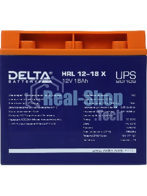 Батарея Delta HRL 12-18 X (17.8 А\ч, 12В) свинцово- кислотный аккумулятор