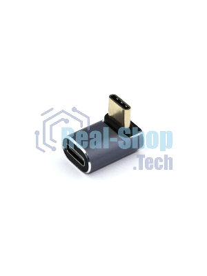 Переходник USB 4 Type-C мама-папа угловой тип 3