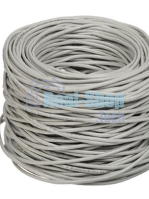 Кабель Cablexpert FPC-5004E-SOL/100, FTP indoor 4x2x0.48, CCA, кат.5е, однож., 100м, box, серый