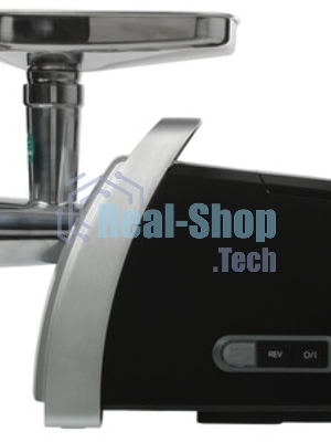 Мясорубка электрическая Bosch MFW68680 черный, 2200 Вт, 4.3 кг/мин, реверс, защита от перегрузки, насадки - 5