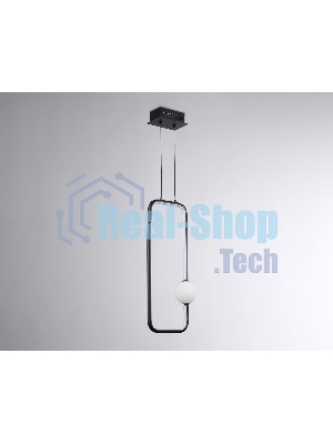 Светильник Ambrella light FL66363 BK черный 19W 4200K 190*80*1000
