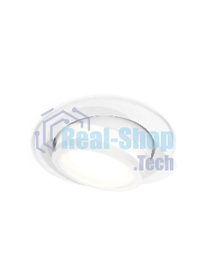 Комплект встраиваемого поворотного светильника Ambrella light XC7651081 SWH/FR белый песок/белый матовый MR16 GU5.3 (C7651, N7120)
