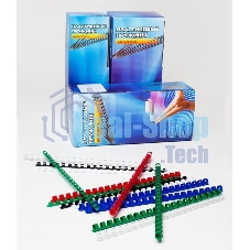 Пружины для переплета пластиковые Office Kit 45 мм (на 341-410 листов) белый (50 шт) (BP2121)