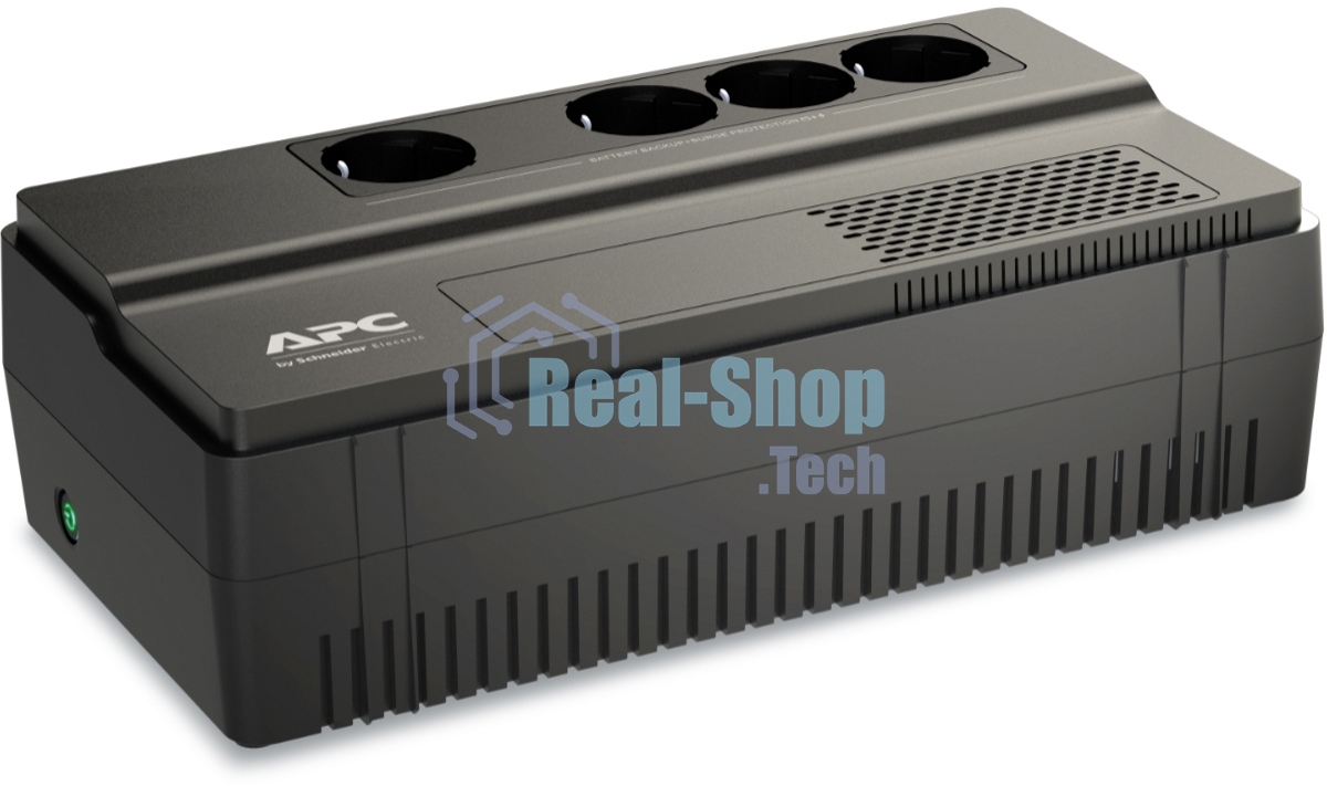 Источник бесперебойного питания APC Back-UPS BV1000I-GR 600Вт 1000ВА черный