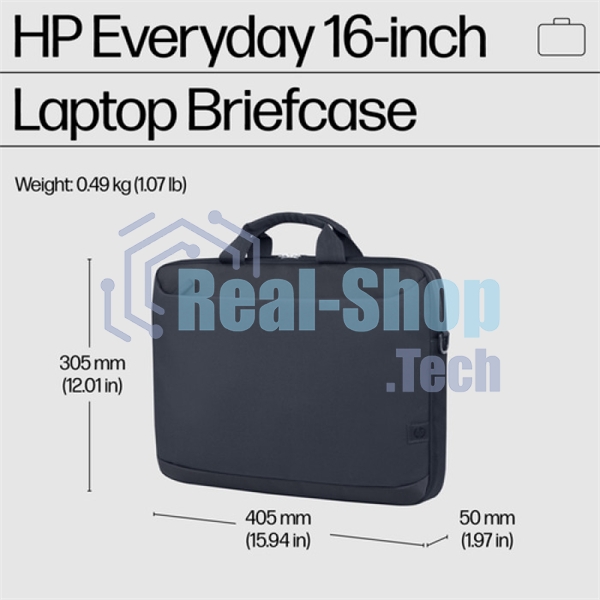 Сумка Case HP Everyday 16 Odyssey Gray Laptop Briefcase cons