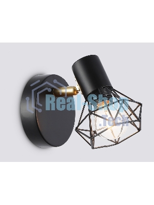 Светильник Ambrella light TR8655 BK/GD черный/золото E14 max 60W 170*100*140
