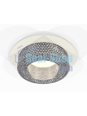 Комплект встраиваемого светильника Ambrella light XC7621020 SWH/CL белый песок/прозрачный MR16 GU5.3 (C7621, N7191)