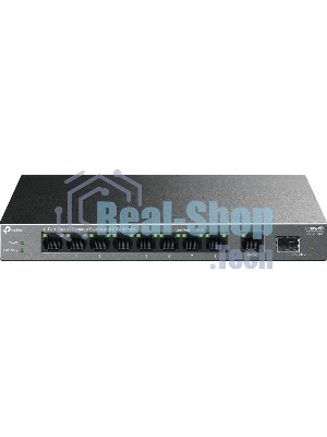 Коммутатор настольный TP-Link LS1210GP с 9 гигабитными портами (8 портов PoE+) и портом SFP