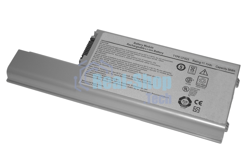 Аккумуляторная батарея для ноутбука Dell Latitude D820 56Wh серебристый
