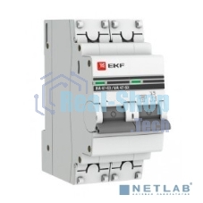 Выключатель автоматический EKF mcb4763-2-50C-pro 2P 50А (C) 4,5kA ВА 47-63 EKF PROxima