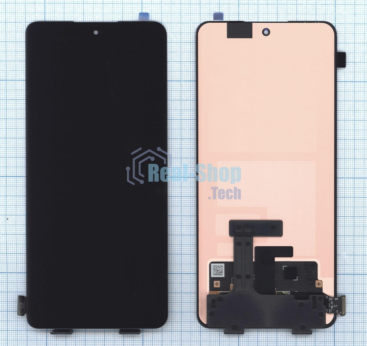 Дисплей для OPPO Reno 10 5G (CPH2531) в сборе с тачскрином черный