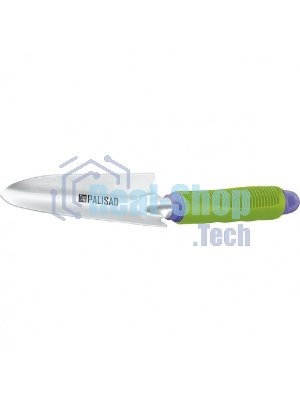 Совок посадочный узкий Palisad 62х315 мм, стальной, пластиковая рукоятка