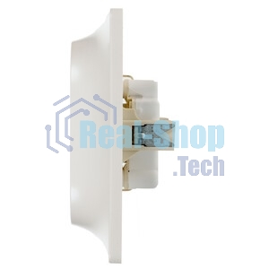 Systeme Electric Glossa Перламутр Розетка 2-ая с/з , 16А (в сборе)
