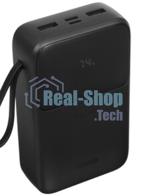 Портативный аккумулятор Tecno Pocket S201 20000mAh 2.4A 2xUSB-A/USB-C черный