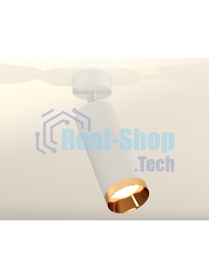 Светильник Ambrella Light XM6342005 SWH/PYG белый песок/золото желтое полированное MR16 GU5.3 (A2202, C6342, N6134)
