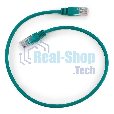 Патч-корд UTP Cablexpert cat.5e, 0.5м, литой, многожильный, зеленый