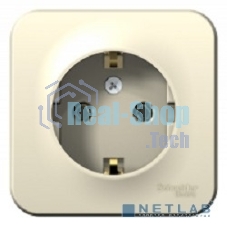 Розетка SCHNEIDER ELECTRIC BLNRA010112 Blanca оп 16А 250В без шторок c заземл. изол. пласт. молоч.