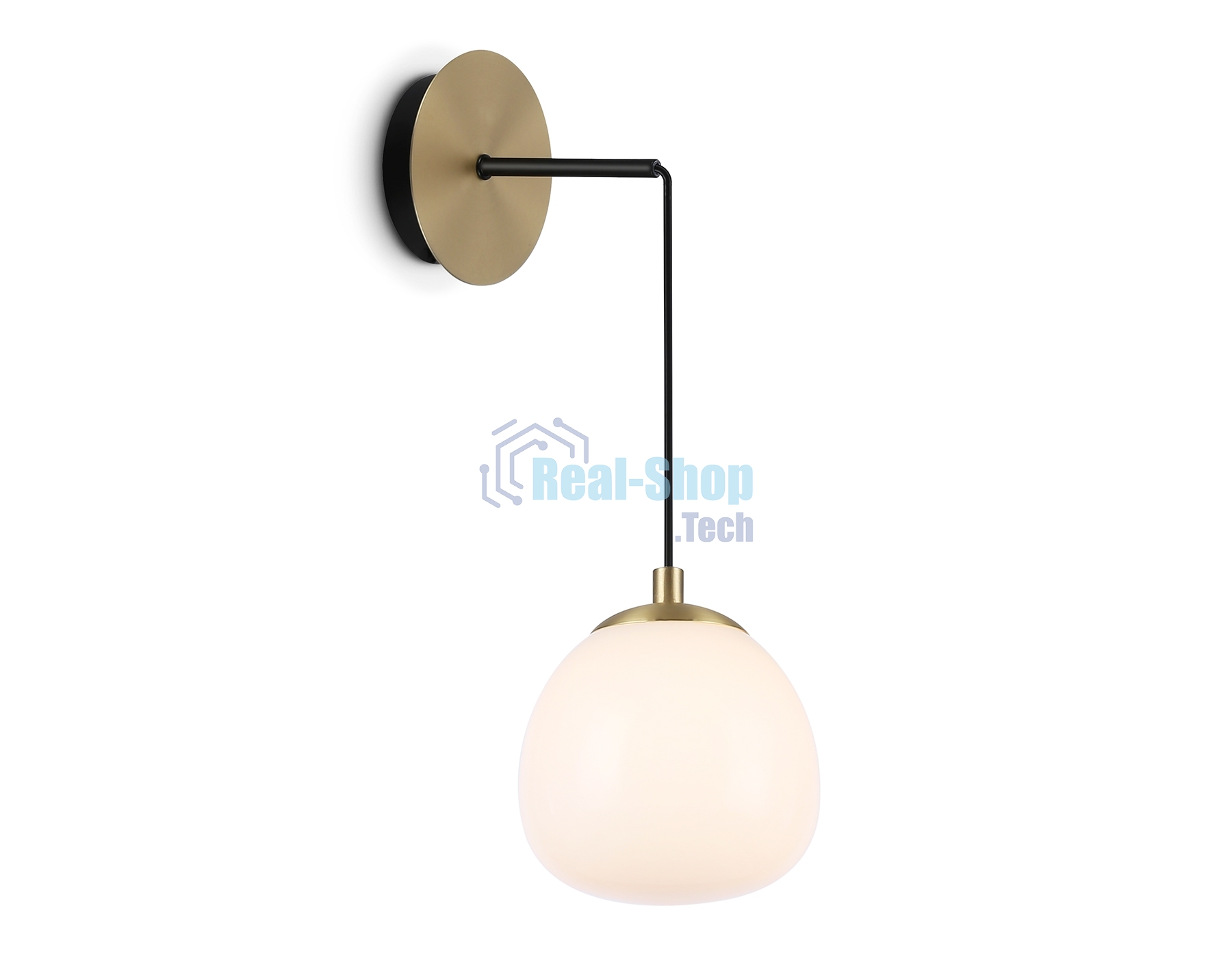 Настенный светильник Ambrella light LH51005 SGD/BK/FR золотой песок/черный/белый матовый G9 max 28W 130*200*400
