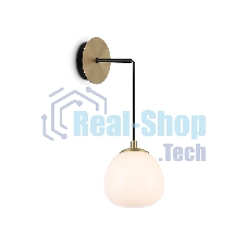 Настенный светильник Ambrella light LH51005 SGD/BK/FR золотой песок/черный/белый матовый G9 max 28W 130*200*400