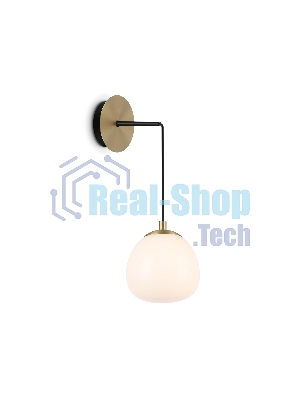 Настенный светильник Ambrella light LH51005 SGD/BK/FR золотой песок/черный/белый матовый G9 max 28W 130*200*400