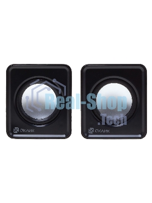 Акустическая система Oklick OK-331 2.0 черный 6Вт