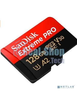 Флеш карта/SanDisk/Extreme Pro SDSQXCD-128G-GN6MA/microSDXC/128 ГБ/A2, U3, V30/200 МБ/с