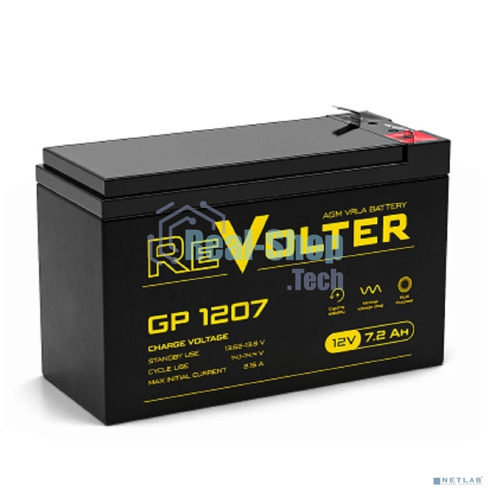 Аккумулятор 12В 7.2А.ч REVOLTER GP 1207