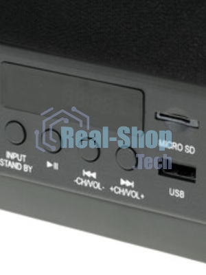 Акустическая система 2.0 SVEN MC-10, чёрный, мощность 2x25Вт (RMS), FM-тюнер, USB/microSD, дисплей, пульт ДУ, Bluetooth SVEN MC-10, чёрный, акустическая система 2.0, мощность 2x25Вт (RMS), FM-тюнер, USB/microSD, дисплей, пульт ДУ, Bluetooth