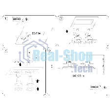 Светильник Ambrella light TN1145/2 WH белый IP44 GU5.3/2 180*95*38