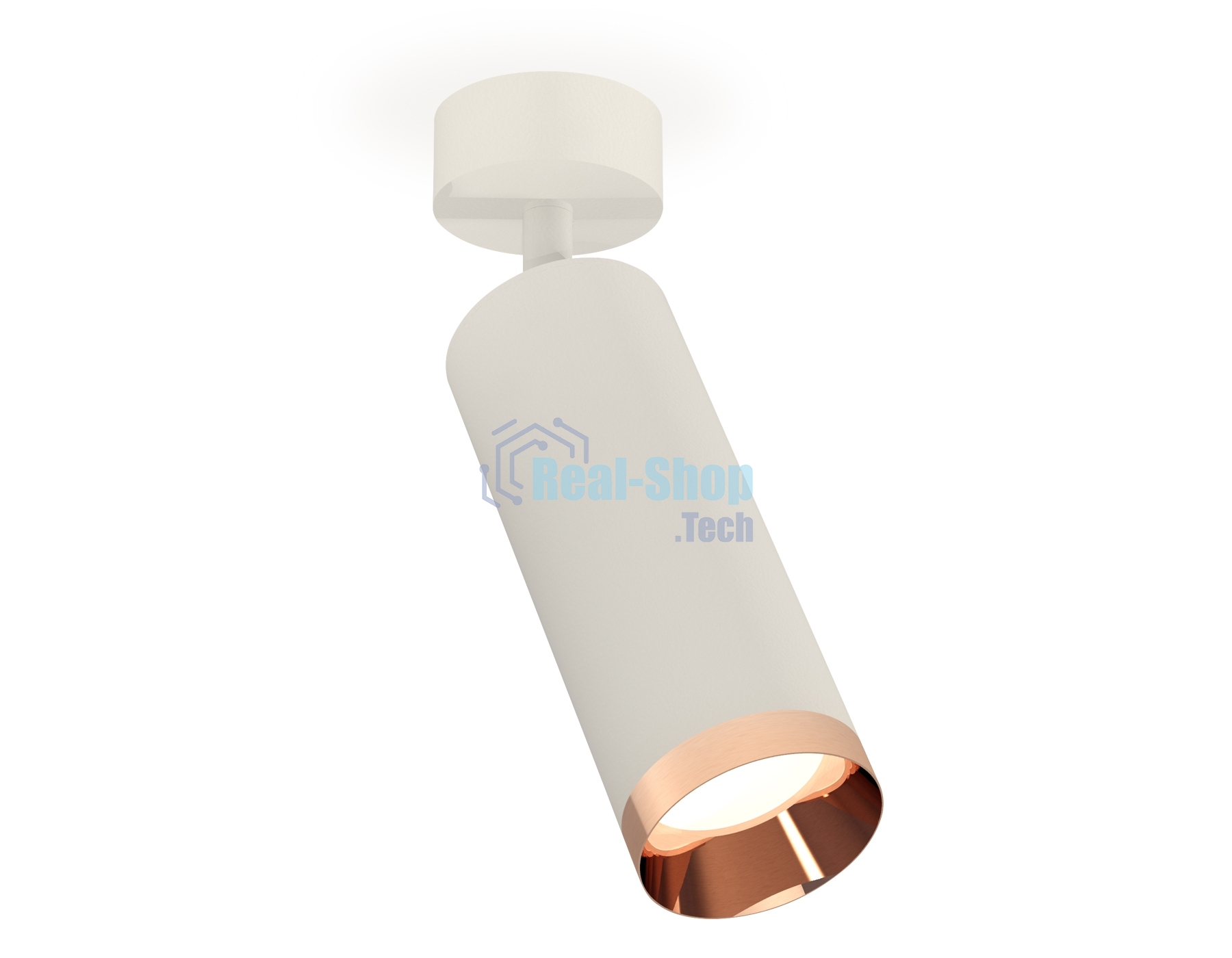 Светильник Ambrella Light XM6342006 SWH/PPG белый песок/золото розовое полированное MR16 GU5.3 (A2202, C6342, N6135)