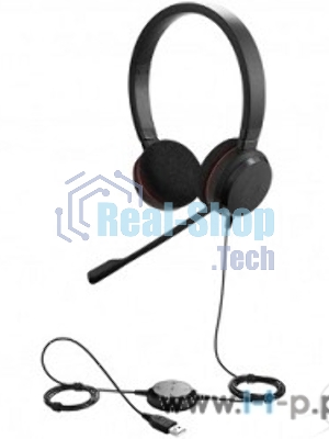 Гарнитура Jabra Evolve 20 MS Stereo USB чёрный, проводная