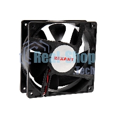 Вентилятор для корпуса Rexant RХ 12038HS 24 VDC черный, 120 мм, 2500 об/мин, 40 дБ, 2 pin