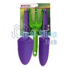Набор садового инструмента Palisad пластиковый, гелевые рукоятки, 3 предмета, NYLON SOFT