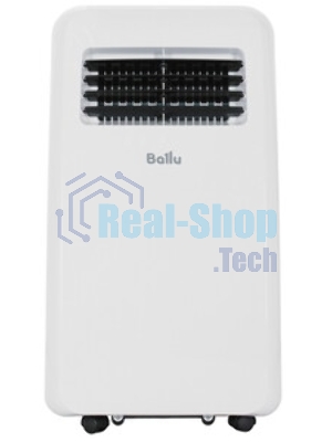 Кондиционер мобильный Ballu Aura BPAC-07 CP/N1_24Y 7000 BTU, 18 м², 47 дБ, охлаждение, осушение, белый