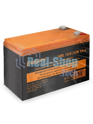 Батарея для ИБП ExeGate EX285659RUS HRL 12-9 (12V 9Ah 1234W, клеммы F2)