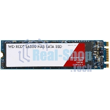 Накопитель SSD WD Red SA500 WDS100T1R0B, 1000Gb, SATA III, M.2 2280, R/W 560/530