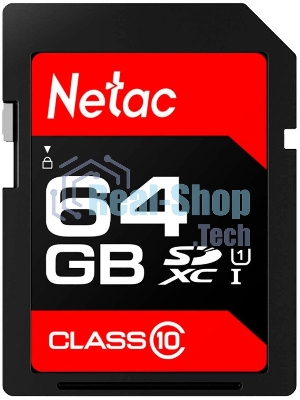 Флеш карта SDHC 64Gb Netac Class 10 UHS-I U1 P600 NT02P600STN-064G-R