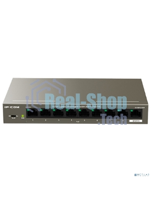 Коммутатор неуправляемый PoE IP-COM G1109P-8-102W 9 портов, 9x1 Гбит/с, PoE 8х92 Вт, настольный