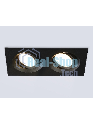 Светильник Ambrella light TN1146/2 BK черный IP44 GU5.3/2 180*95*38