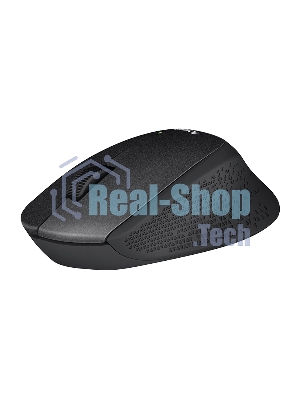 Мышь беспроводная Logitech M330 SILENT PLUS черный, 1000 dpi, радиоканал, USB, кнопки - 3