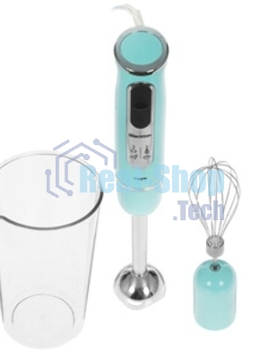 Блендер погружной Blackton Bt HB1030SS Mint blue. блендер + миксер, Мощность 1100 Вт, Режим ТУРБО