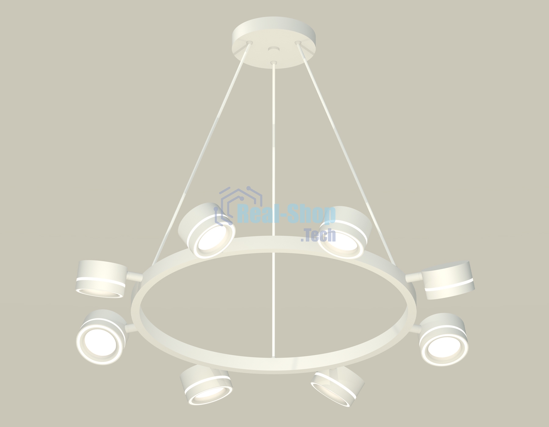 Светильник Ambrella light XB9195201/8 SWH/FR белый песок/белый матовый GX53 (C9195, N8433)